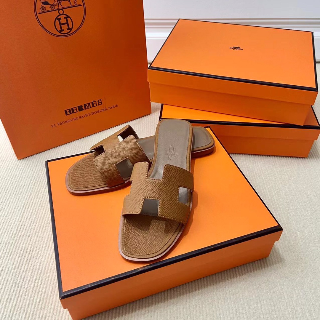 에르메스 올수공 오란 슬리퍼 샌들 앱송 37